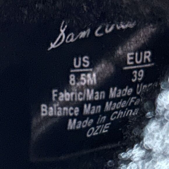 Sam Edelman Ozie Winter Faux Shearling Boots Black Women's US 8.5 M NWOB - Picture 10 of 11